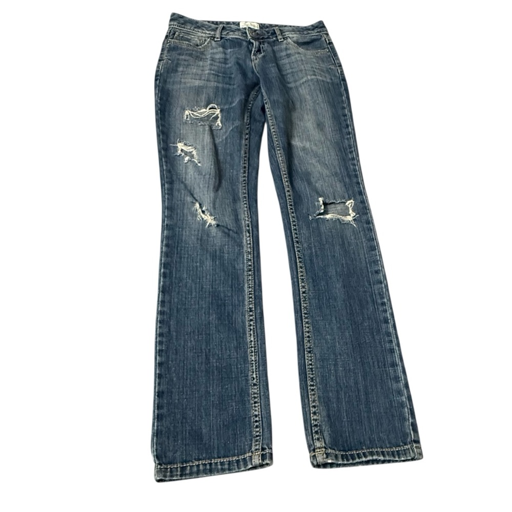 Aeropostale Y2K Low Rise Bayla Skinny 1/2 Short Court Jeans.